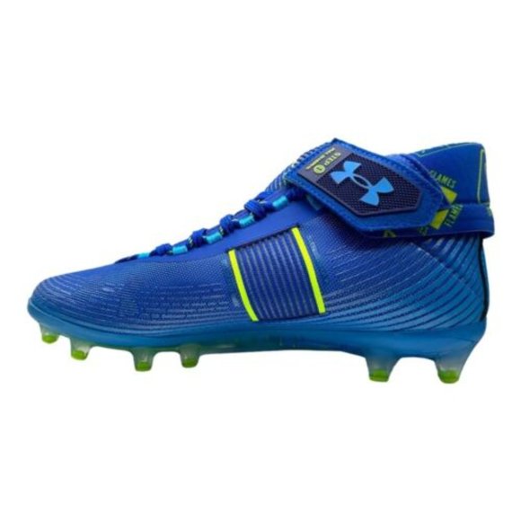 Under Armour Highlight MC High Mens Football Cleats Blue 3026577-400 NEW Sz 9 - Picture 3 of 5